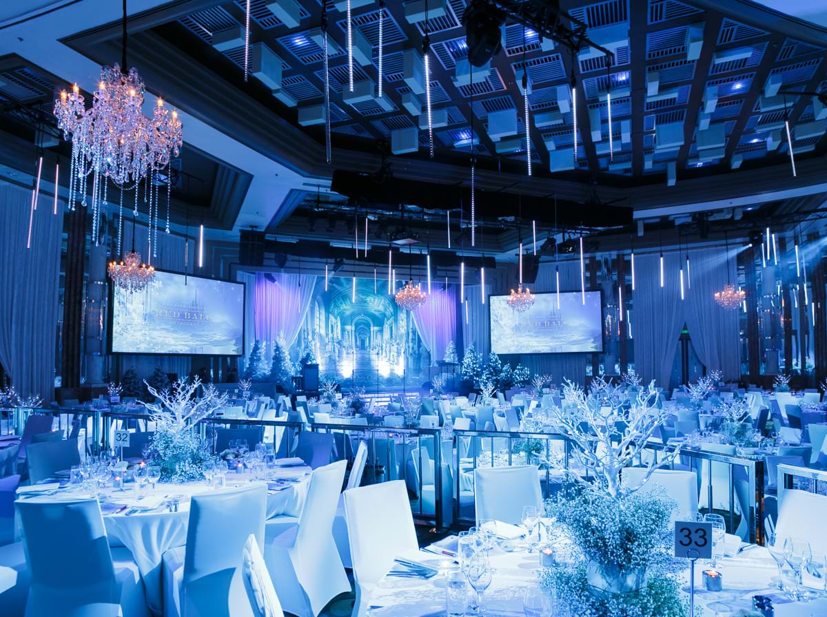 Red Ball Melbourne fire and ice themed fundraising event for Fight Cancer Foundation at Grand Hyatt Melbourne.